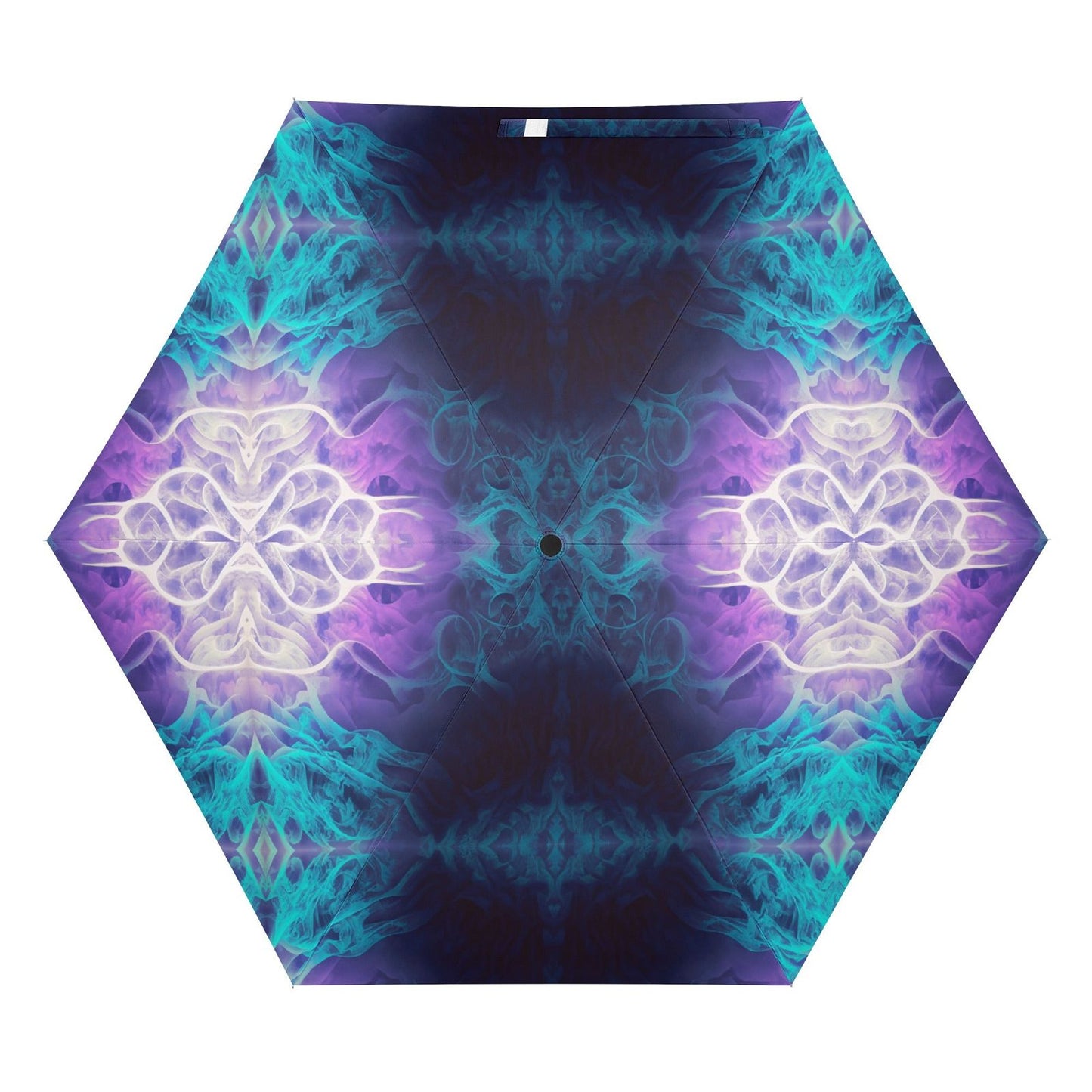 Umbrella with Purple and Blue Print - Iron Phoenix GHG