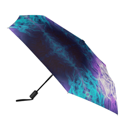 Umbrella with Purple and Blue Print - Iron Phoenix GHG
