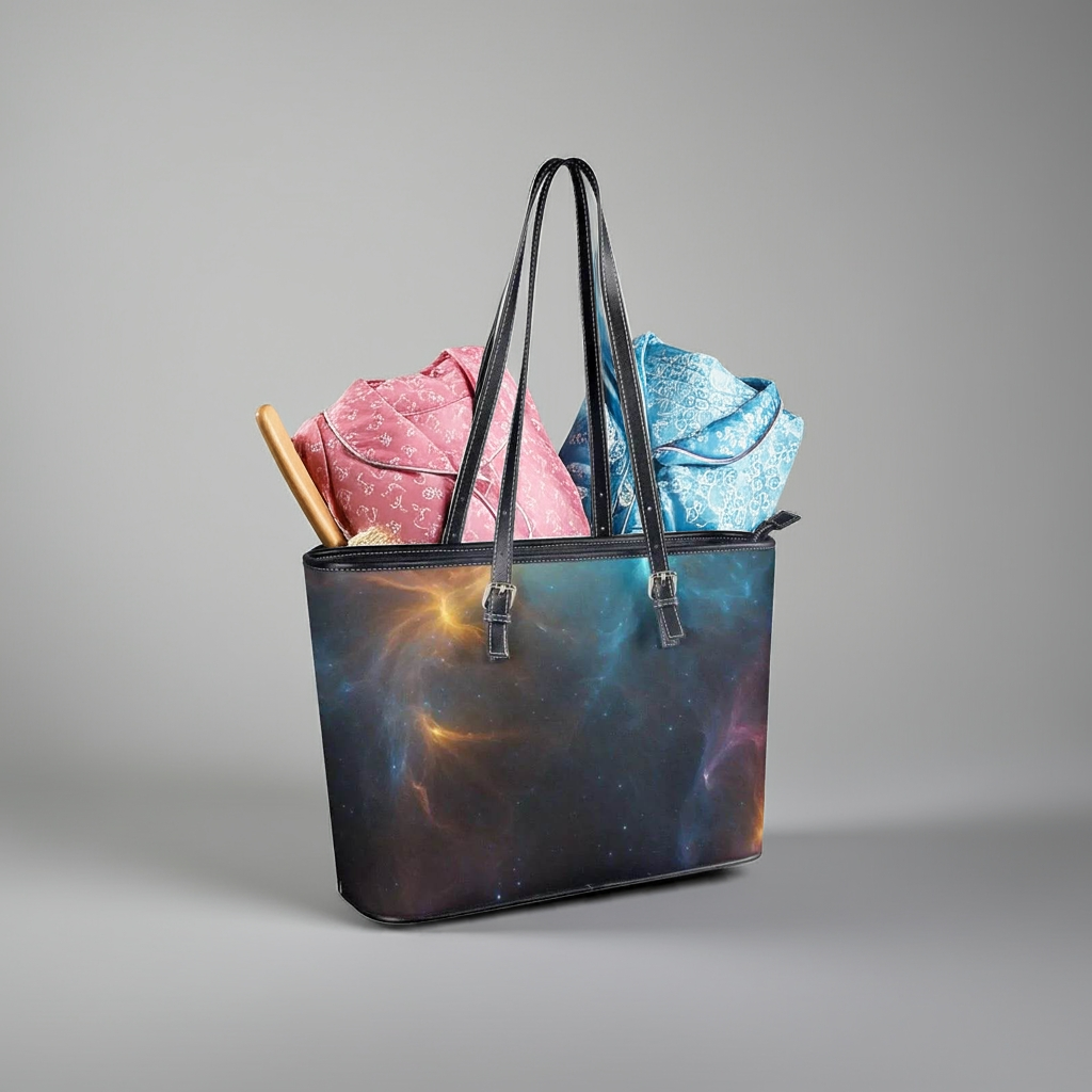 Celestial-Inspired Tote Bag - Stylish Storage