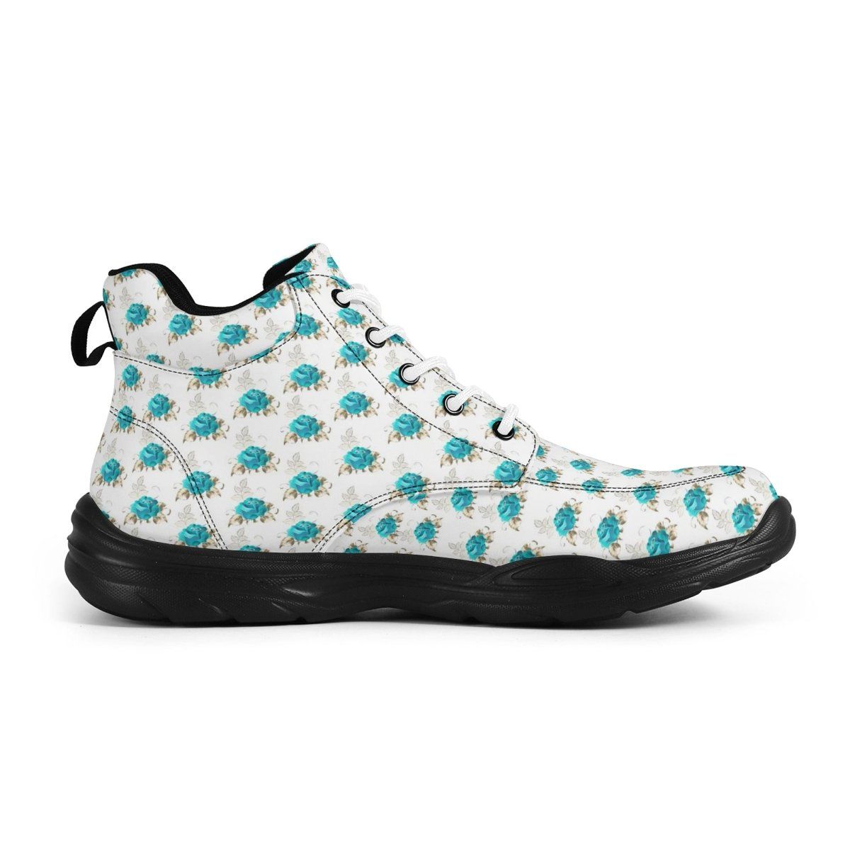 Womens Leather High Top Chunky Sneakers - Stylish and Durable - Iron Phoenix GHG