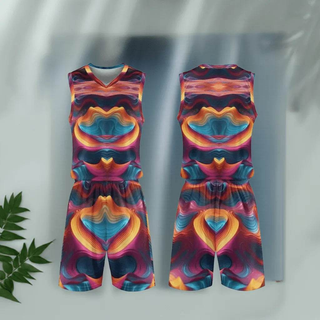 "Heart Swirl" Abstract Basketball Uniform| Iron Phoenix GHG - Iron Phoenix GHG