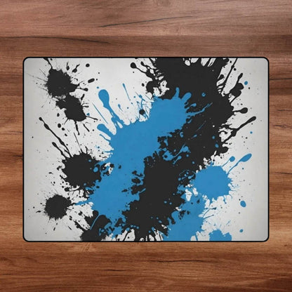 Abstract Gaming Area Rug - Dynamic Design for Stylish Game Rooms - Iron Phoenix GHG