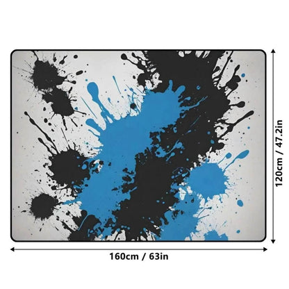 Abstract Gaming Area Rug - Dynamic Design for Stylish Game Rooms - Iron Phoenix GHG
