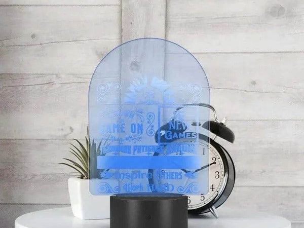 Gamer Family Rules LED Lamp |Shadowseeker | Iron Phoenix GHG - Iron Phoenix GHG