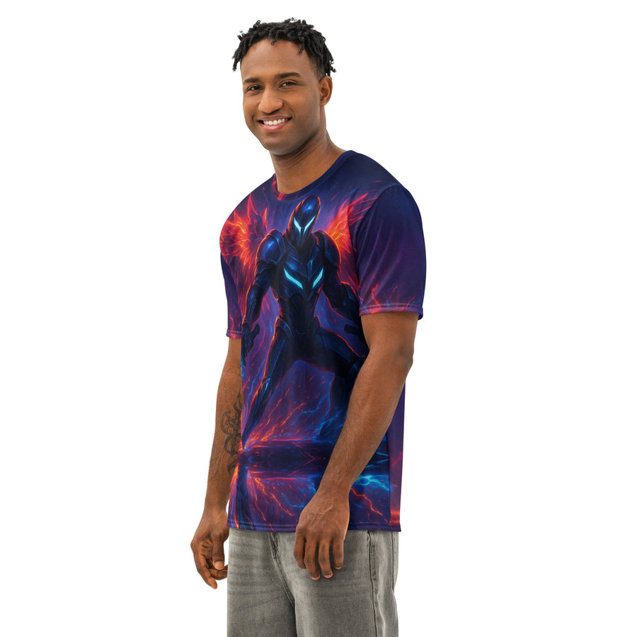 Gaming character cotton crew neck t-shirt