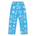 Blue snowflake pajama pants for women - Image 5