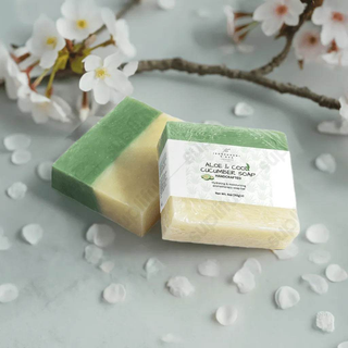 Aloe and Cucumber Soap | Refreshing | Soothing - Iron Phoenix GHG