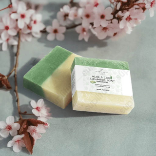 Aloe and Cucumber Soap | Refreshing | Soothing - Iron Phoenix GHG
