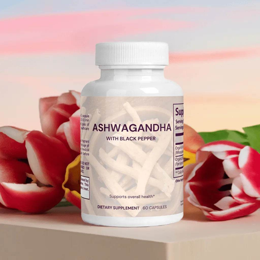 Ashwagandha Capsules 60ct, Stress Relief, Adaptogen Calm - Iron Phoenix GHG