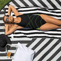 "Neon Grid" One-Piece Swimsuit | Iron Phoenix - Image 1
