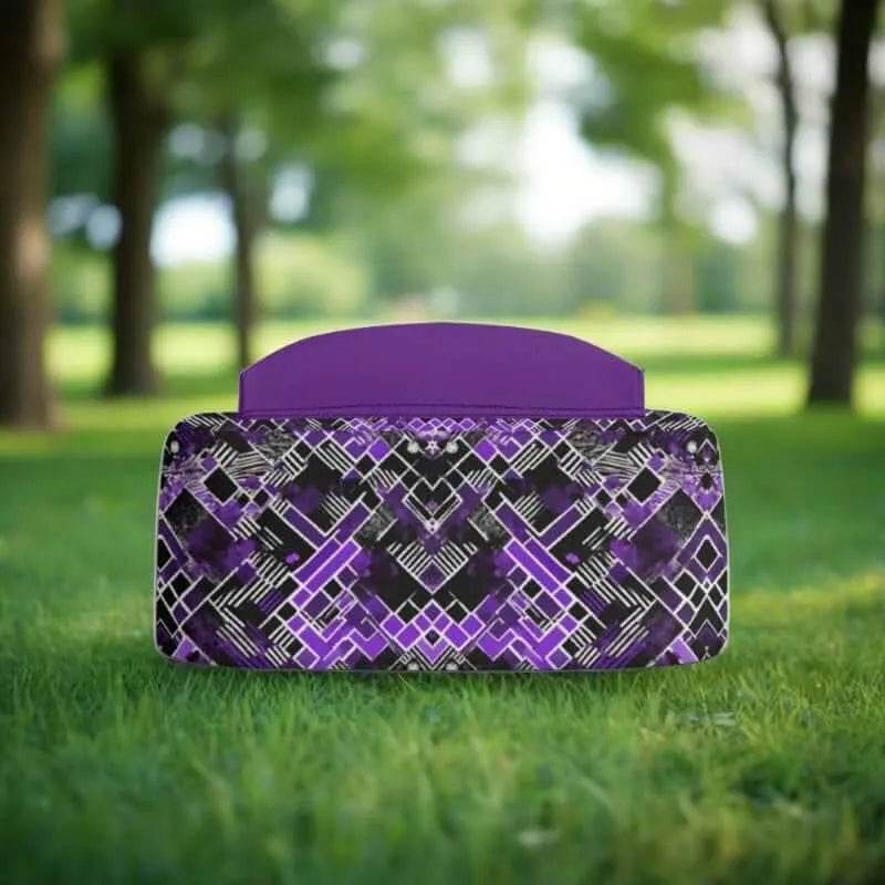 Black & Purple Backpack - Gaming, Sports & Calm Style - Iron Phoenix GHG