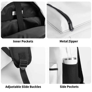 Purple Abstract Backpack | Modern Gamer School Bag - Iron Phoenix GHG