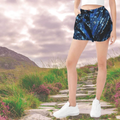 "Crystal Shard" Blue Athletic Shorts| Iron Phoenix GHG - Image 2