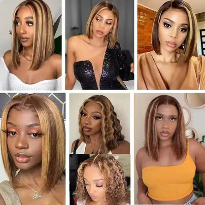 Bob Wig Ombre Brown 4-16 Inch 4/27 | Iron Phoenix GHG - Iron Phoenix GHG