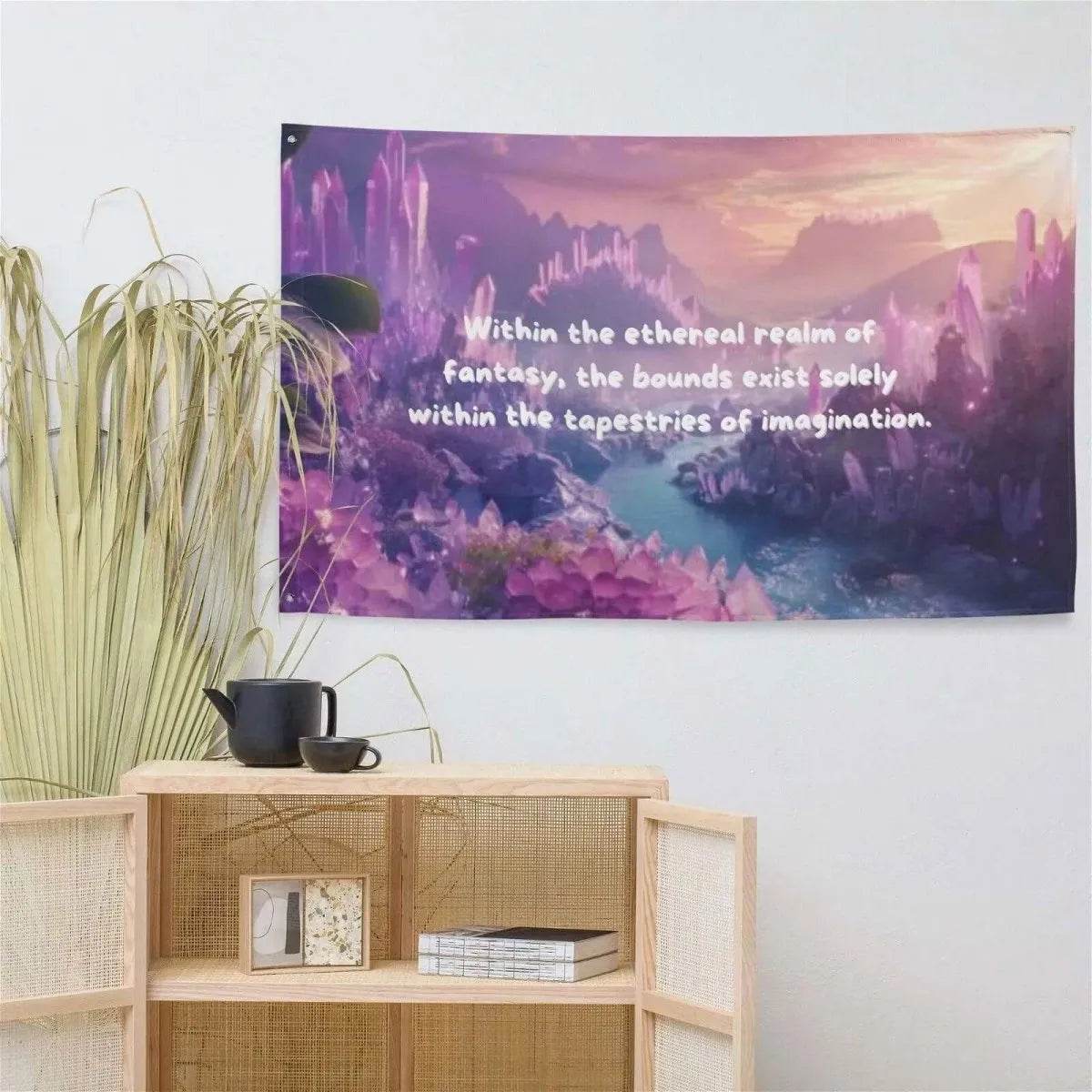 Bohemian Tapestry Wall Art - Ethereal Gamer Decor for Fantasy Lovers - Iron Phoenix GHG
