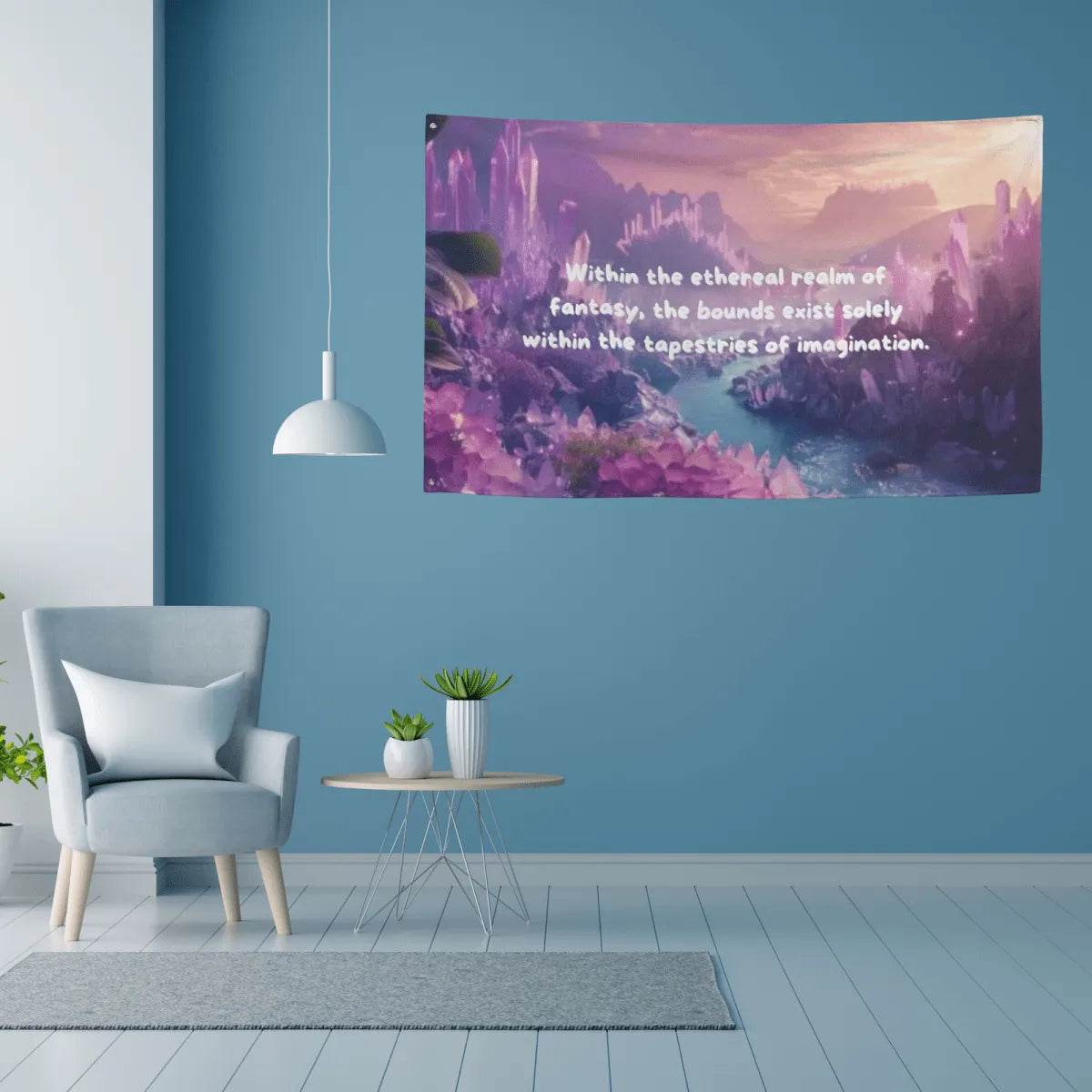 Bohemian Tapestry Wall Art - Ethereal Gamer Decor for Fantasy Lovers - Iron Phoenix GHG