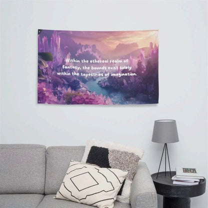 Bohemian Tapestry Wall Art - Ethereal Gamer Decor for Fantasy Lovers - Iron Phoenix GHG