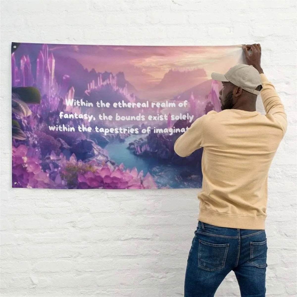 Bohemian Tapestry Wall Art - Ethereal Gamer Decor for Fantasy Lovers - Iron Phoenix GHG