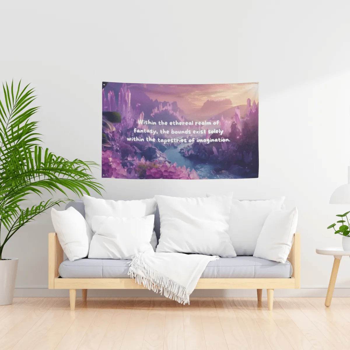 Bohemian Tapestry Wall Art - Ethereal Gamer Decor for Fantasy Lovers - Iron Phoenix GHG
