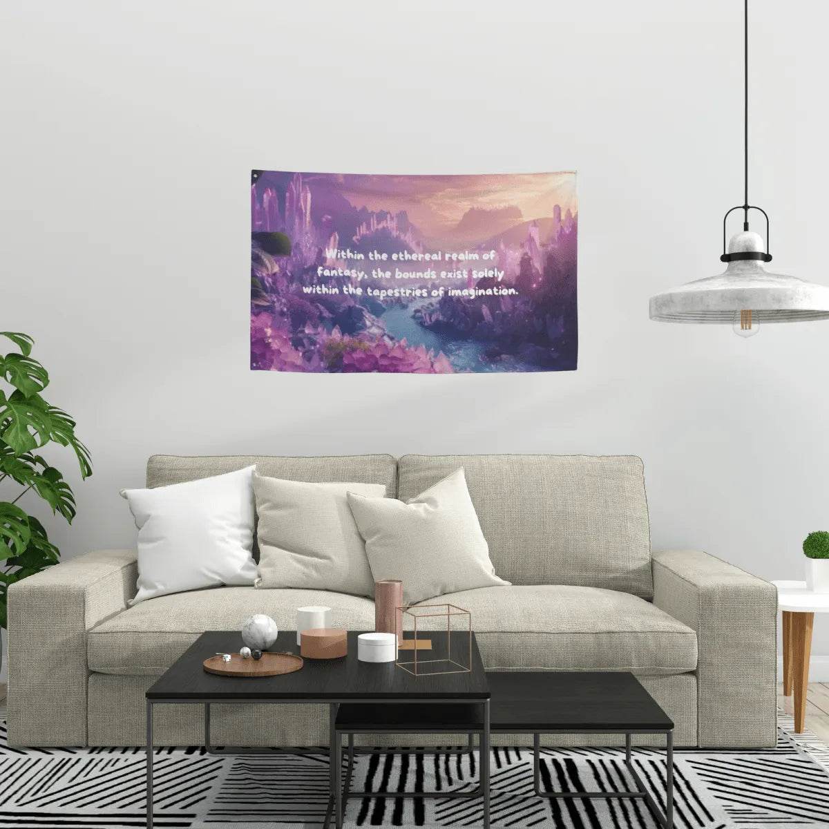 Bohemian Tapestry Wall Art - Ethereal Gamer Decor for Fantasy Lovers - Iron Phoenix GHG