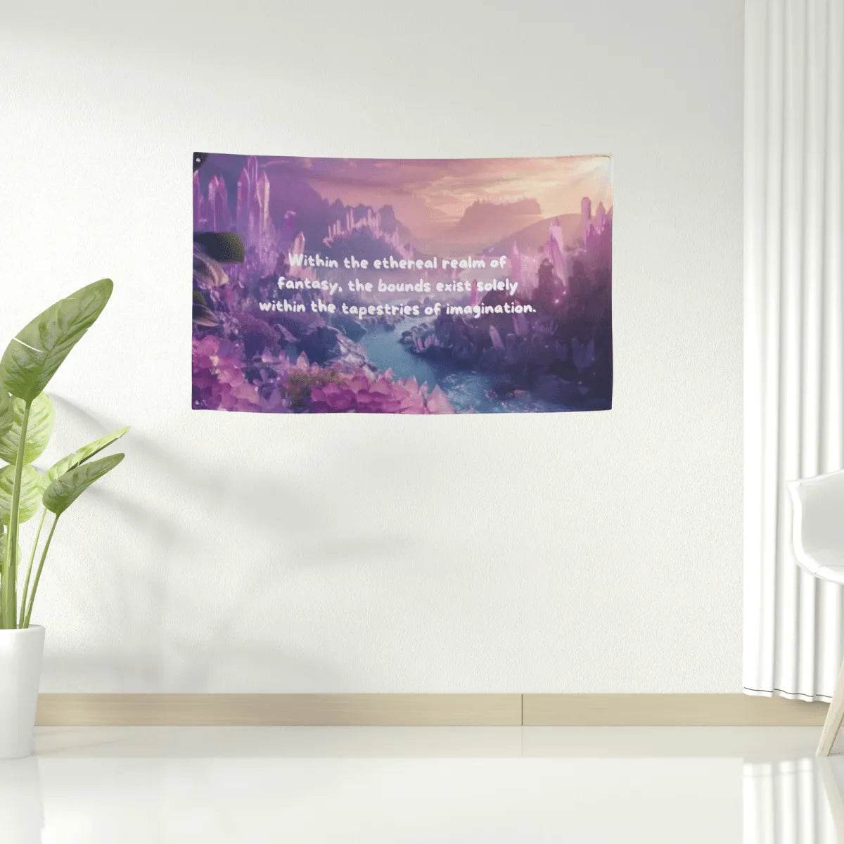 Bohemian Tapestry Wall Art - Ethereal Gamer Decor for Fantasy Lovers - Iron Phoenix GHG