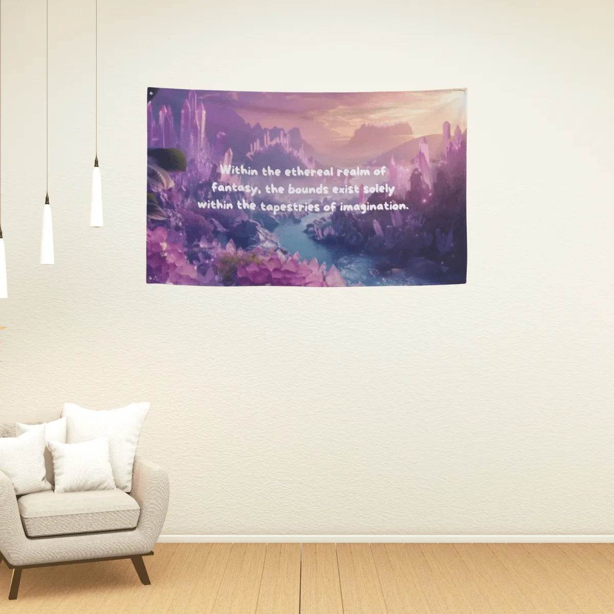 Bohemian Tapestry Wall Art - Ethereal Gamer Decor for Fantasy Lovers - Iron Phoenix GHG