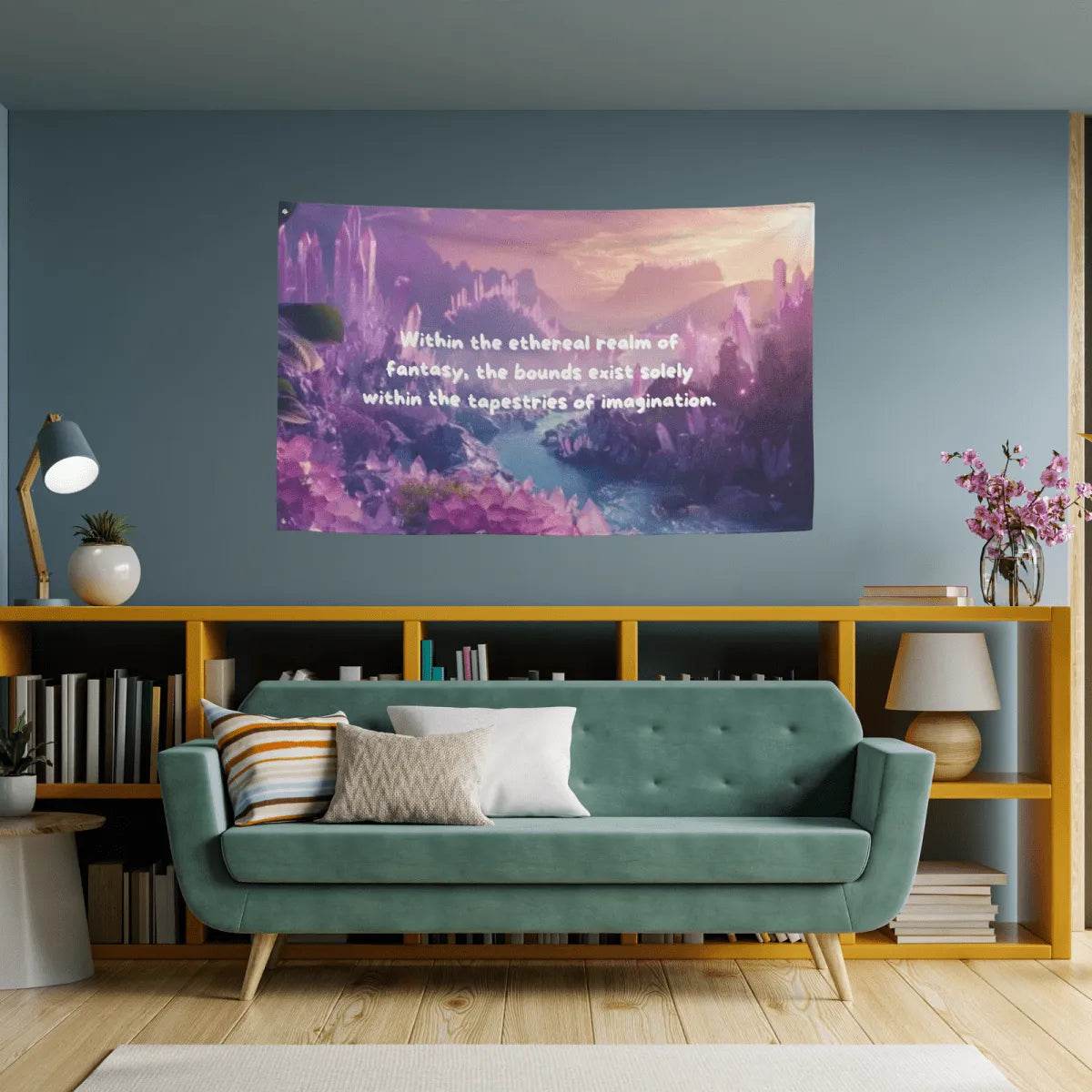 Bohemian Tapestry Wall Art - Ethereal Gamer Decor for Fantasy Lovers - Iron Phoenix GHG