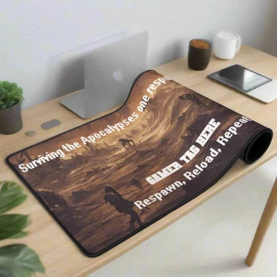 Apocalypse Survival Desk Mat | Personalized Gamer Pad - Iron Phoenix GHG