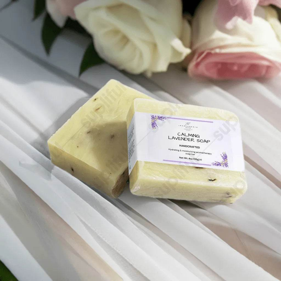 Calming Lavender Soap 4oz, Organic, Tranquil Skin - Iron Phoenix GHG
