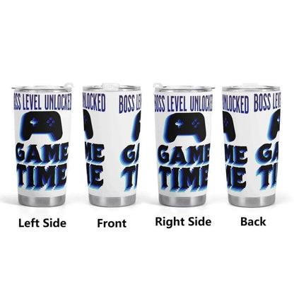 Car Cup Holder for Gamers - Galactic Design Travel Mug with Heat Retention - Iron Phoenix GHG