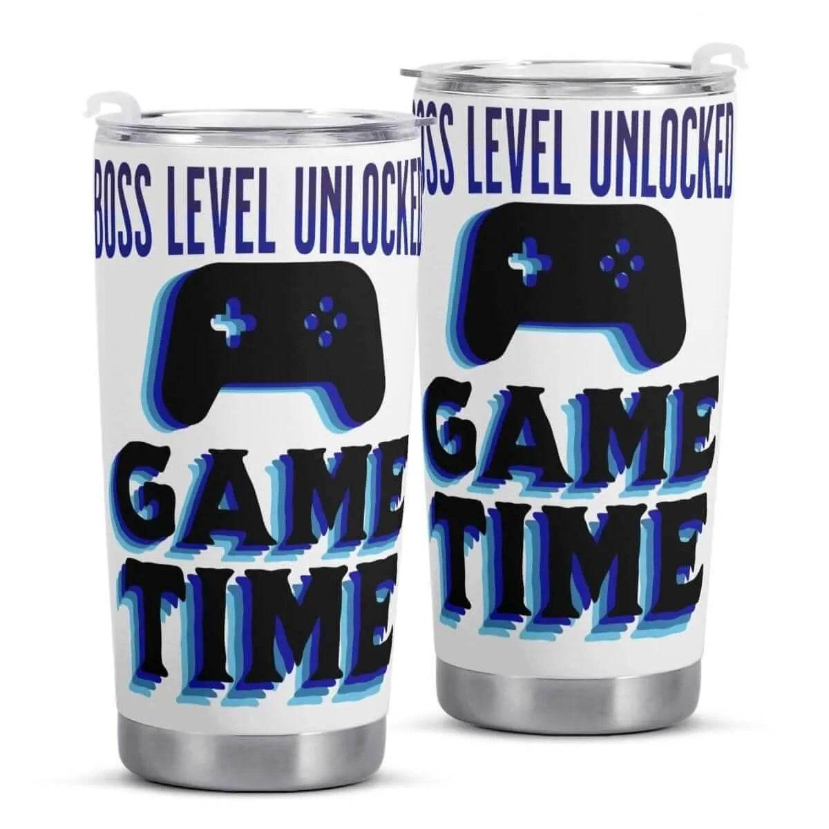 Car Cup Holder for Gamers - Galactic Design Travel Mug with Heat Retention - Iron Phoenix GHG
