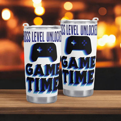 Car Cup Holder for Gamers - Galactic Design Travel Mug with Heat Retention - Iron Phoenix GHG