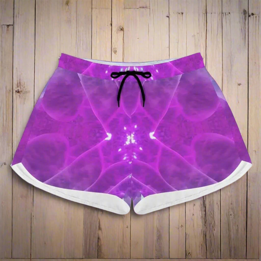"Purple Gem" Kaleidoscope Athletic Shorts| Iron Phoenix GHG - Iron Phoenix GHG