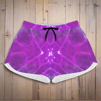 "Purple Gem" Kaleidoscope Athletic Shorts| Iron Phoenix GHG - Iron Phoenix GHG