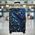 Crystal Cave Luggage Cover | Gamer Adventure Travel Gift - Image 1