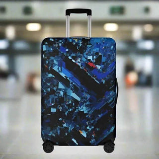 Crystal Cave Luggage Cover | Gamer Adventure Travel Gift - Iron Phoenix GHG
