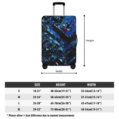 Cave Crystal Luggage Cover - Gaming, Sports & Calm Style - Iron Phoenix GHG