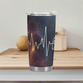 "Gamer Heartbeat" Travel Mug (20oz)| Iron Phoenix GHG - Image 1