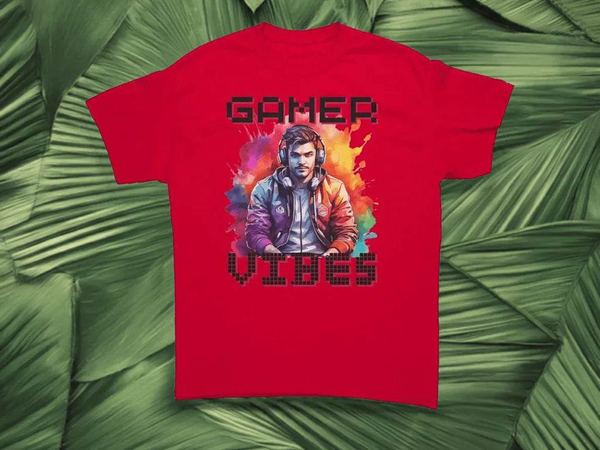 "Gamer Vibes" T-Shirt by Shadowseeker | Iron Phoenix GHG