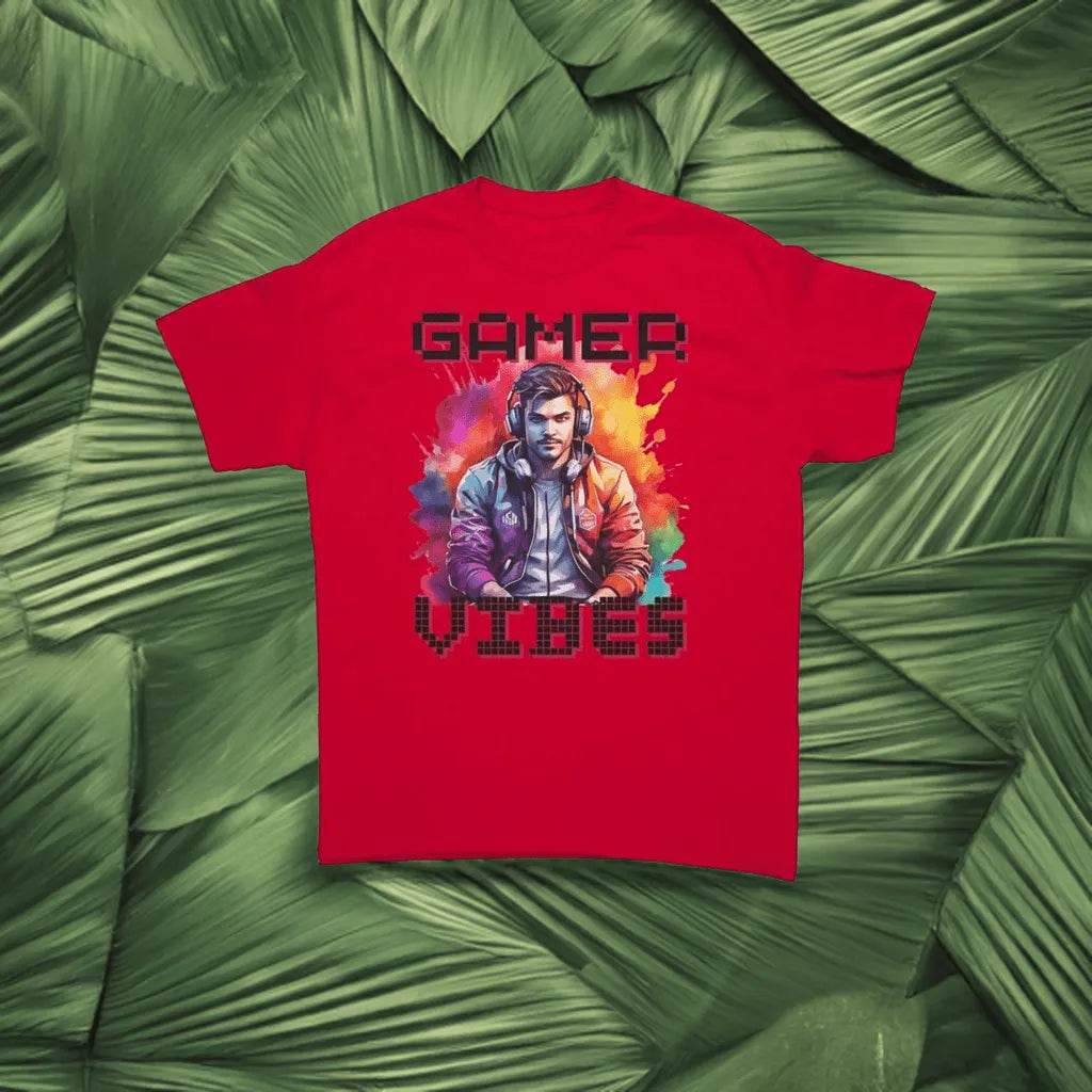 Classic Fit Men’s Gamer Vibes T-Shirt - Cotton - Iron Phoenix GHG