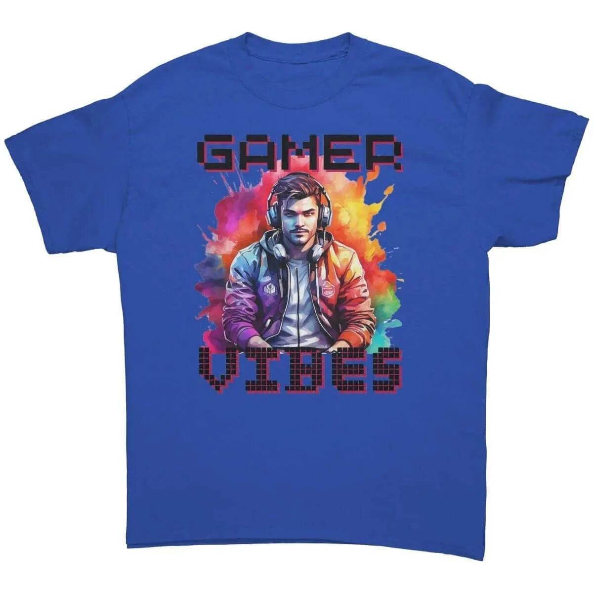 Classic Fit Men’s Gamer Vibes T-Shirt - Cotton - Iron Phoenix GHG