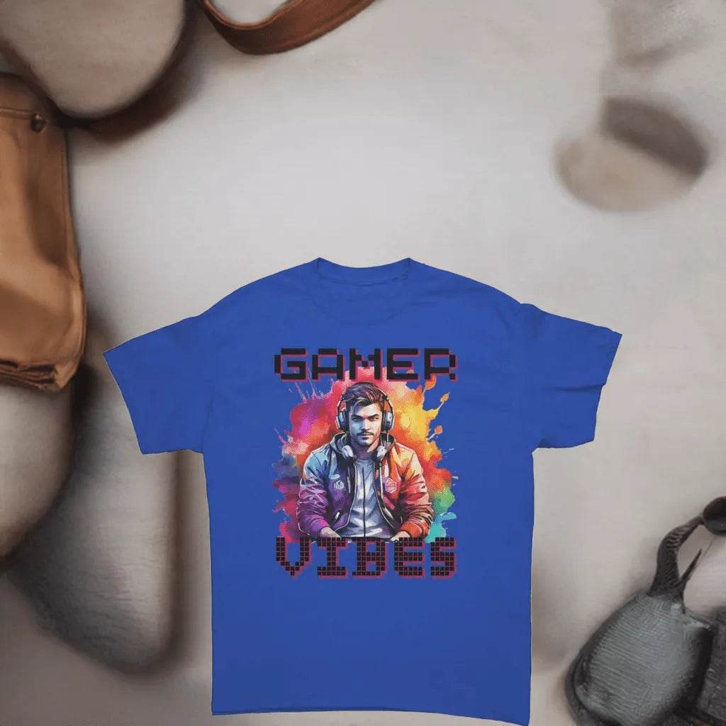 Classic Fit Men’s Gamer Vibes T-Shirt - Cotton - Iron Phoenix GHG