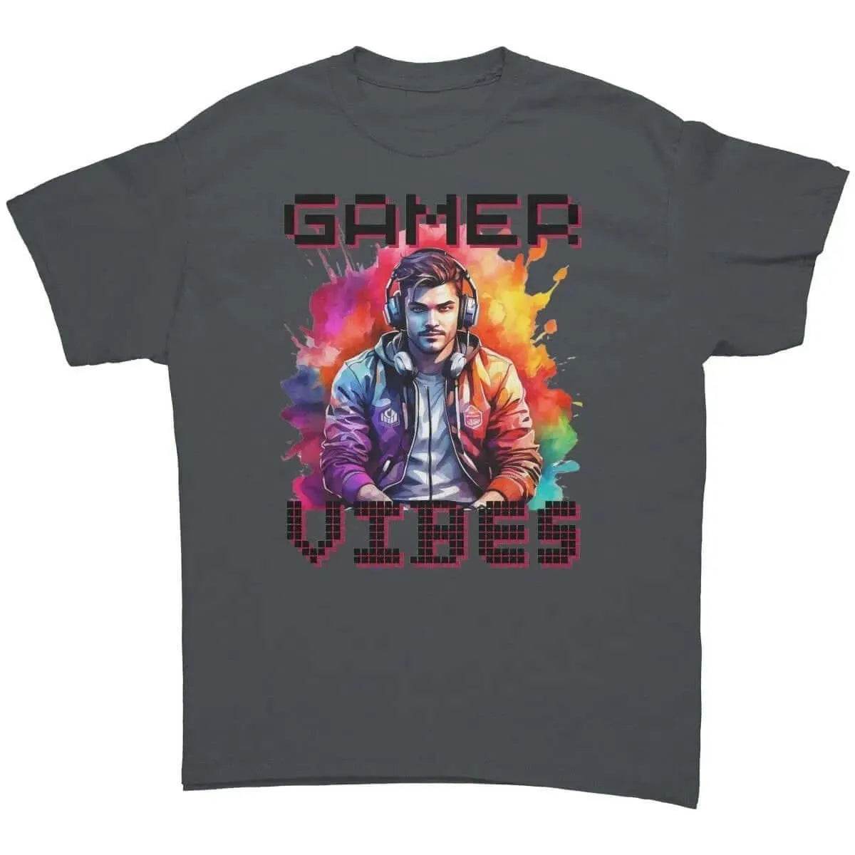 Classic Fit Men’s Gamer Vibes T-Shirt - Cotton - Iron Phoenix GHG