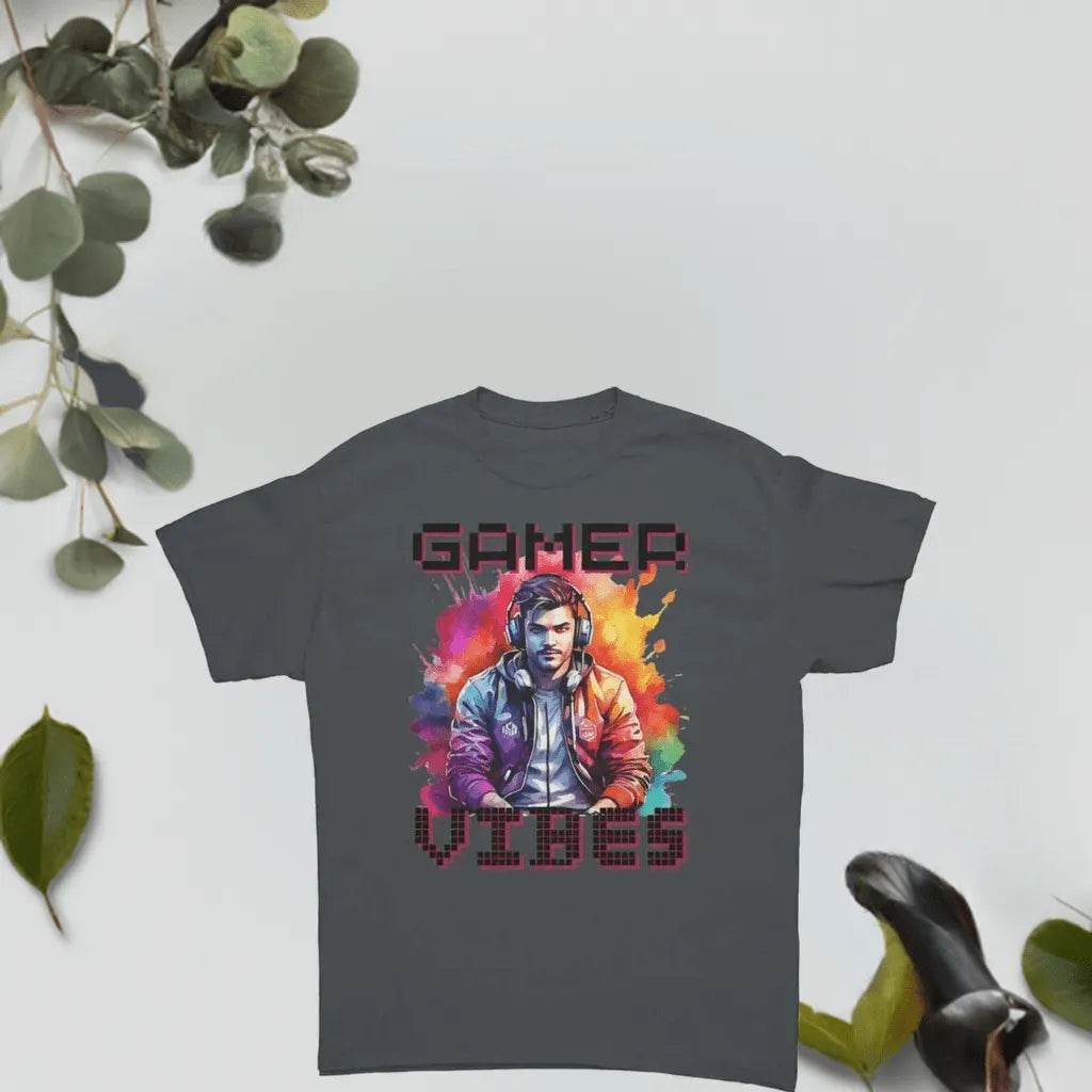 Classic Fit Men’s Gamer Vibes T-Shirt - Cotton - Iron Phoenix GHG