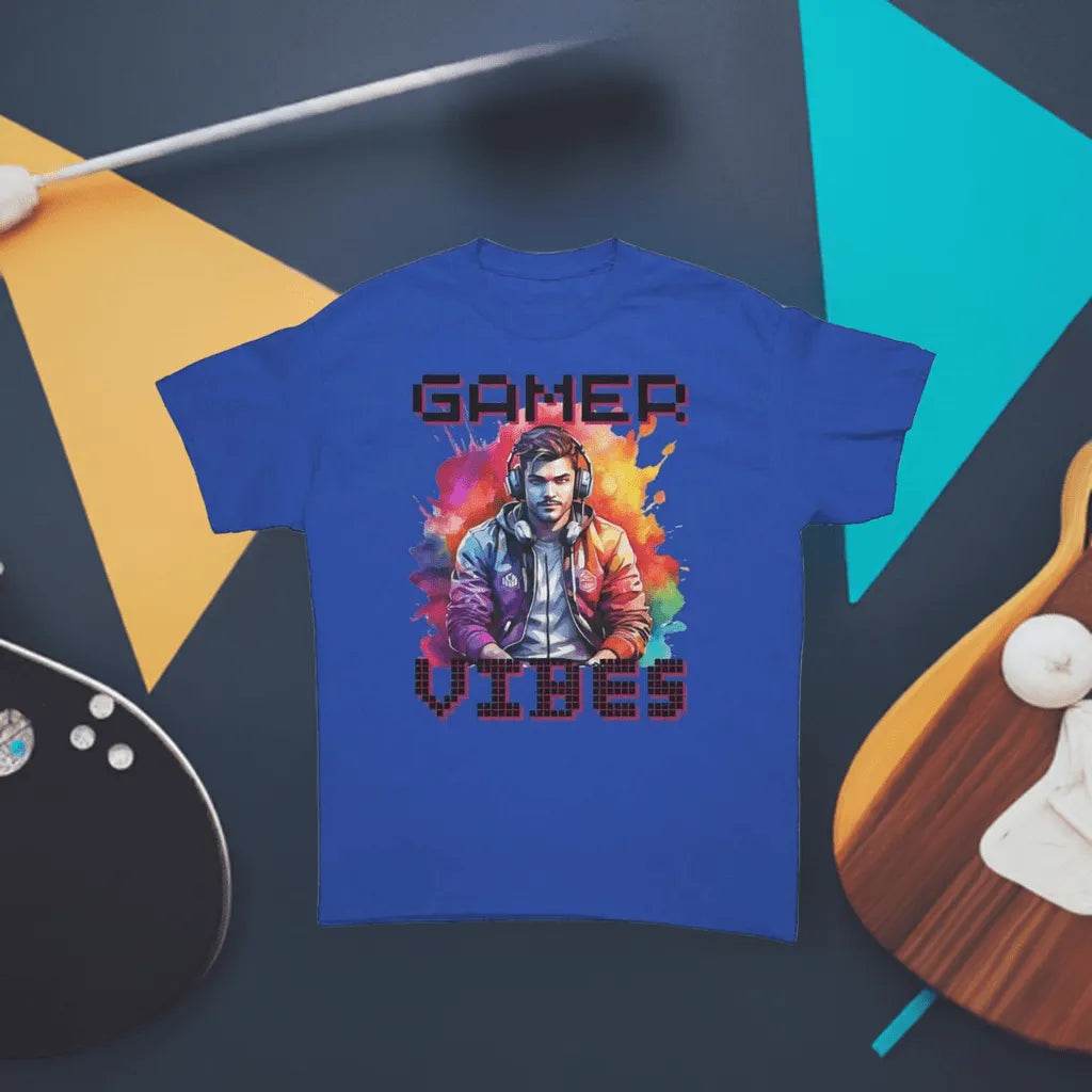 Classic Fit Men’s Gamer Vibes T-Shirt - Cotton - Iron Phoenix GHG