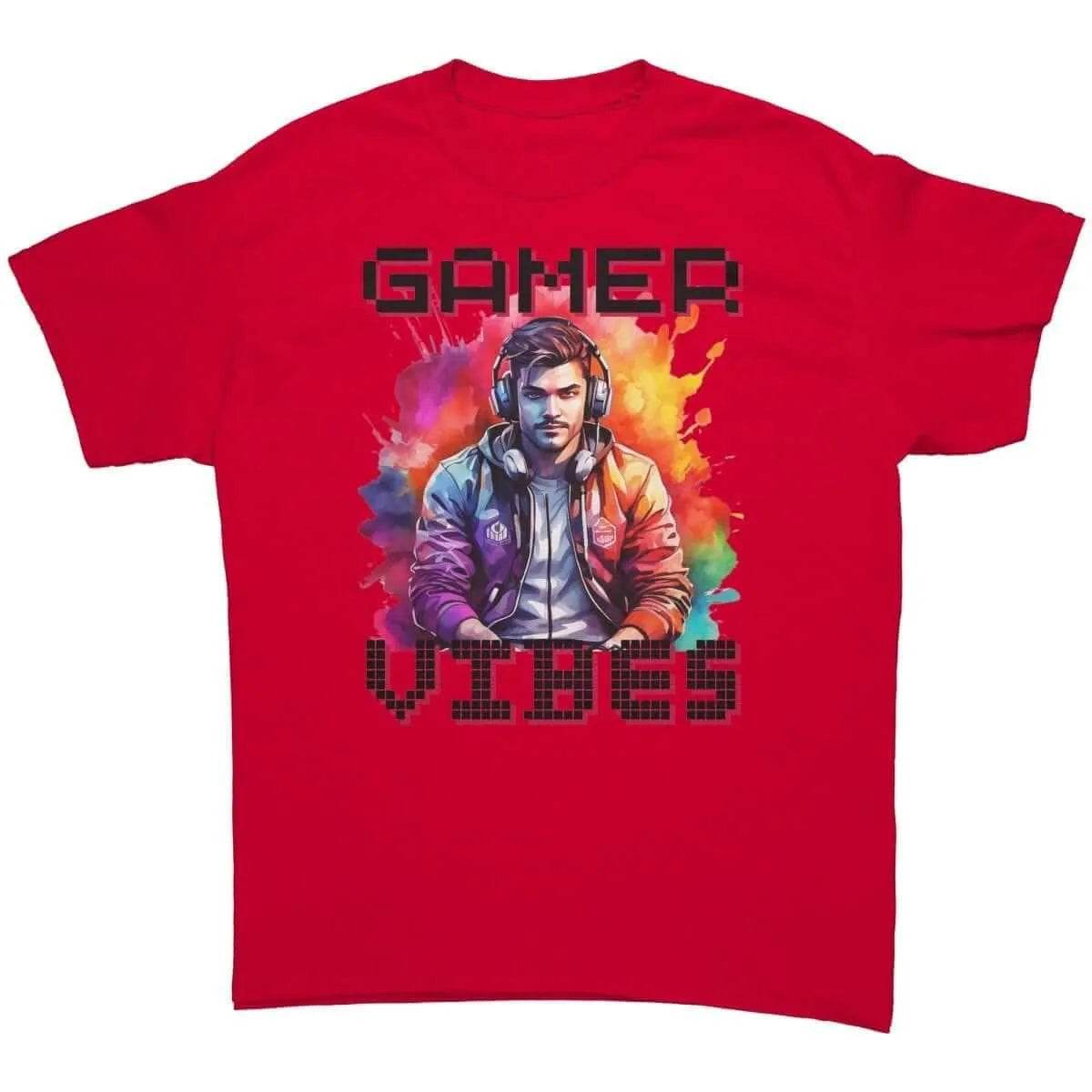 Classic Fit Men’s Gamer Vibes T-Shirt - Cotton - Iron Phoenix GHG