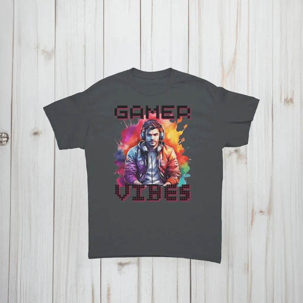 Classic Fit Men’s Gamer Vibes T-Shirt - Cotton - Iron Phoenix GHG