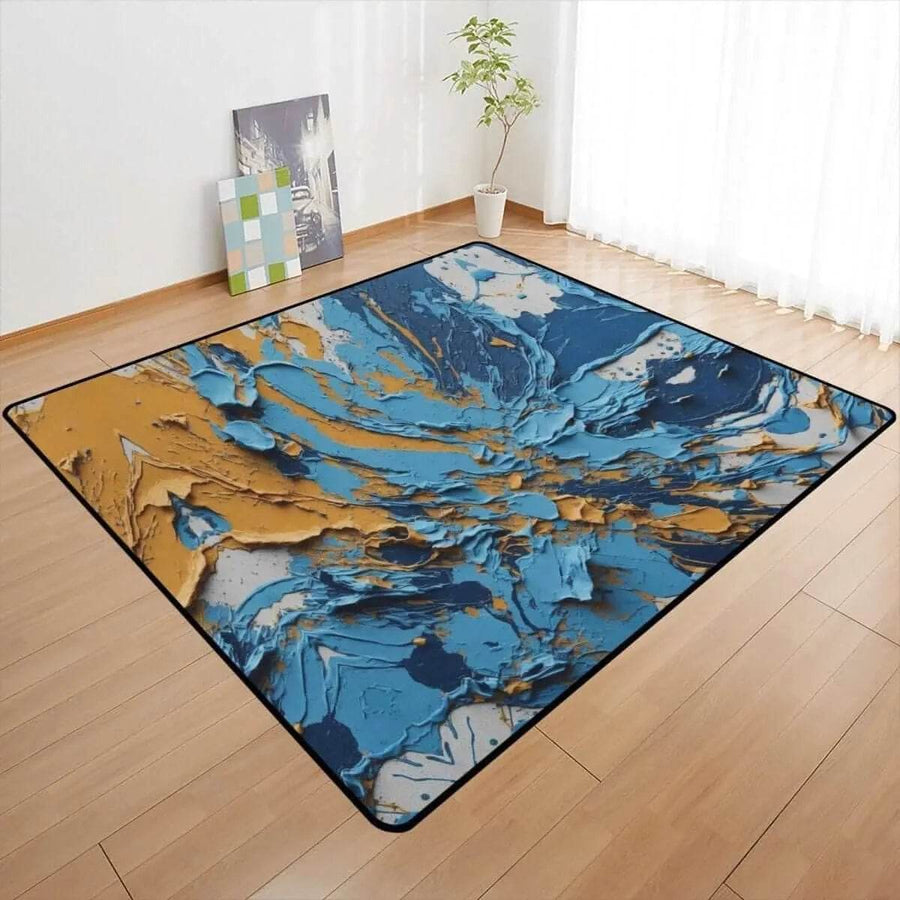 Van Gogh Style Rug | Starry Night Gaming and Yoga Mat - Iron Phoenix GHG