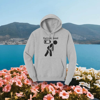 Funny "Current Mood" Gamer Hoodie - Iron Phoenix GHG