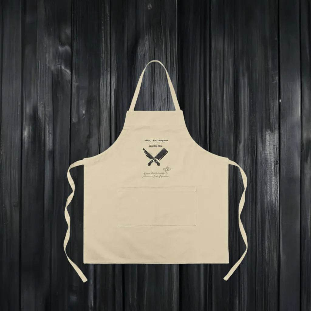 Custom Gaming Apron - Humorous Kitchen Gift for Gamers Cooking Enthusiasts - Iron Phoenix GHG